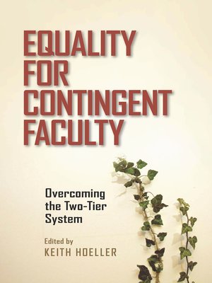 cover image of Equality for Contingent Faculty